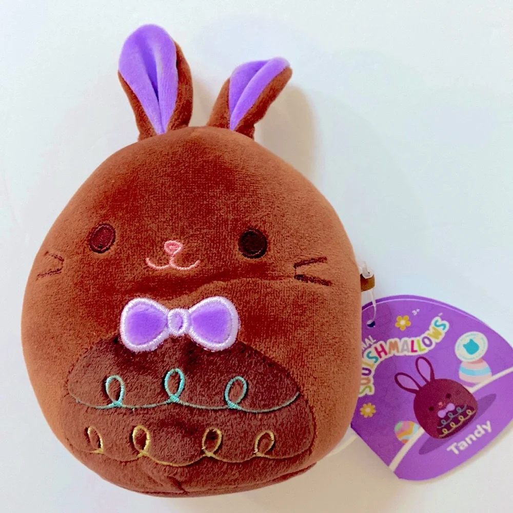 NWT Squishmallows 4” Easter Tandy the Chocolate Bunny. - Picture 2 of 5